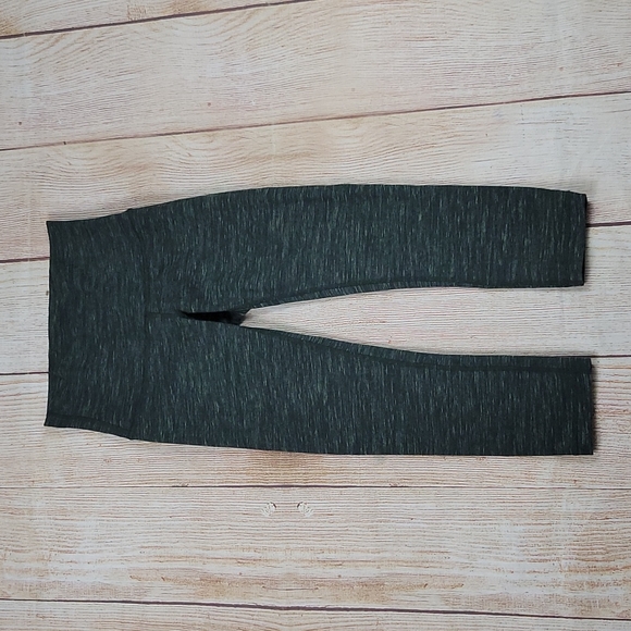 lululemon athletica Pants - Lululemon Wunder Under Rain Gator Green Crop 4